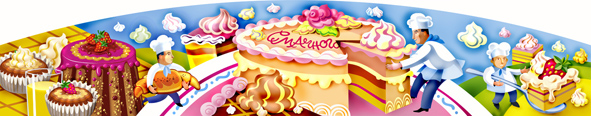 Панно "Торты"
