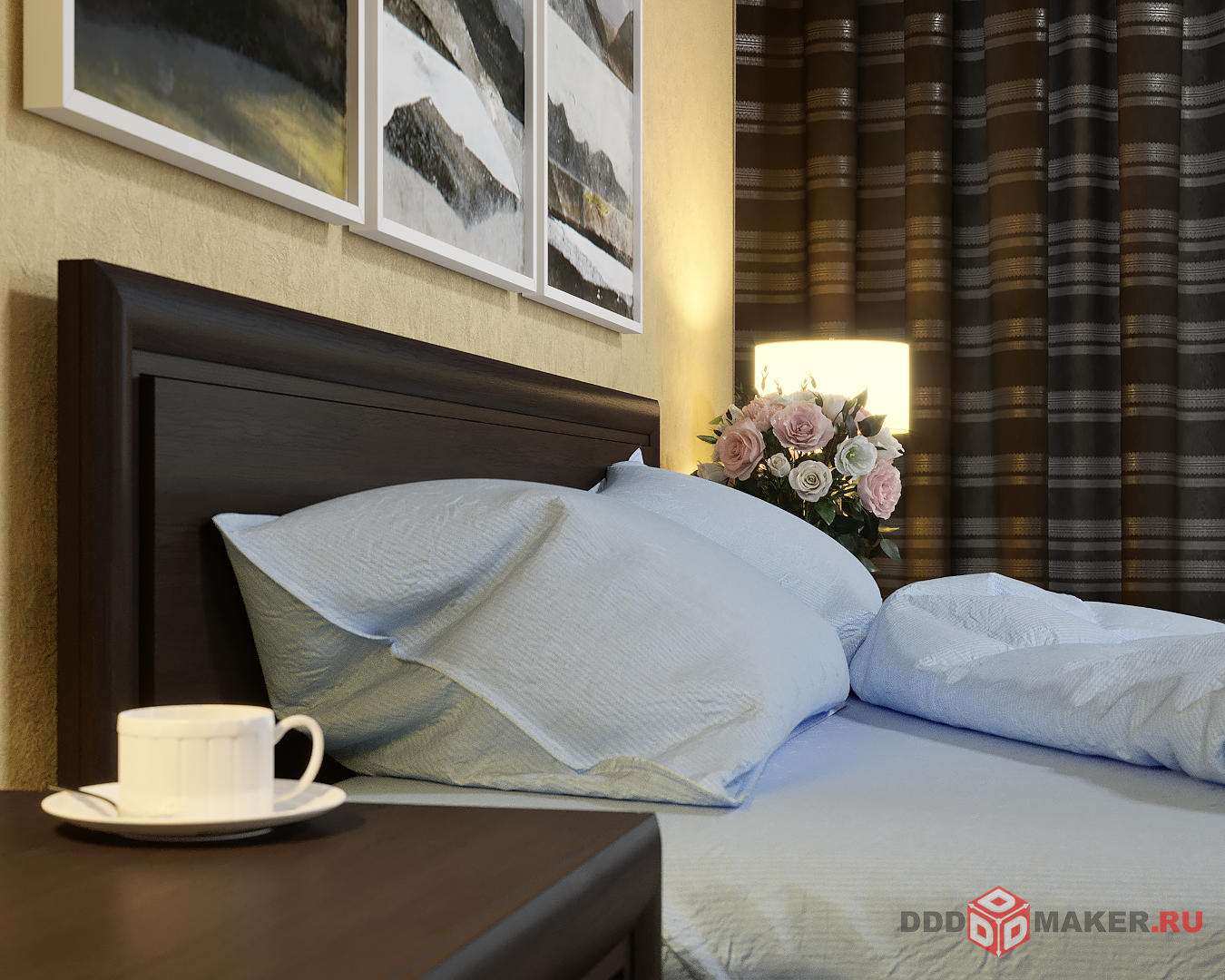 Спальня визуализация 2