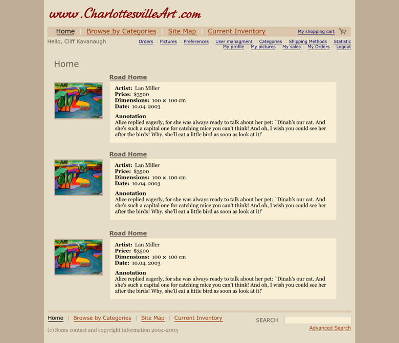 Charlottesville Art Gallery