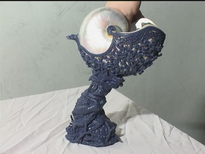 кубок с раковиной 'наутилус'-"Стихия"