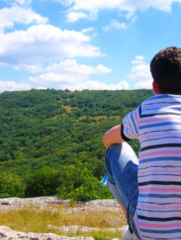 Я. Гора на Ялте.