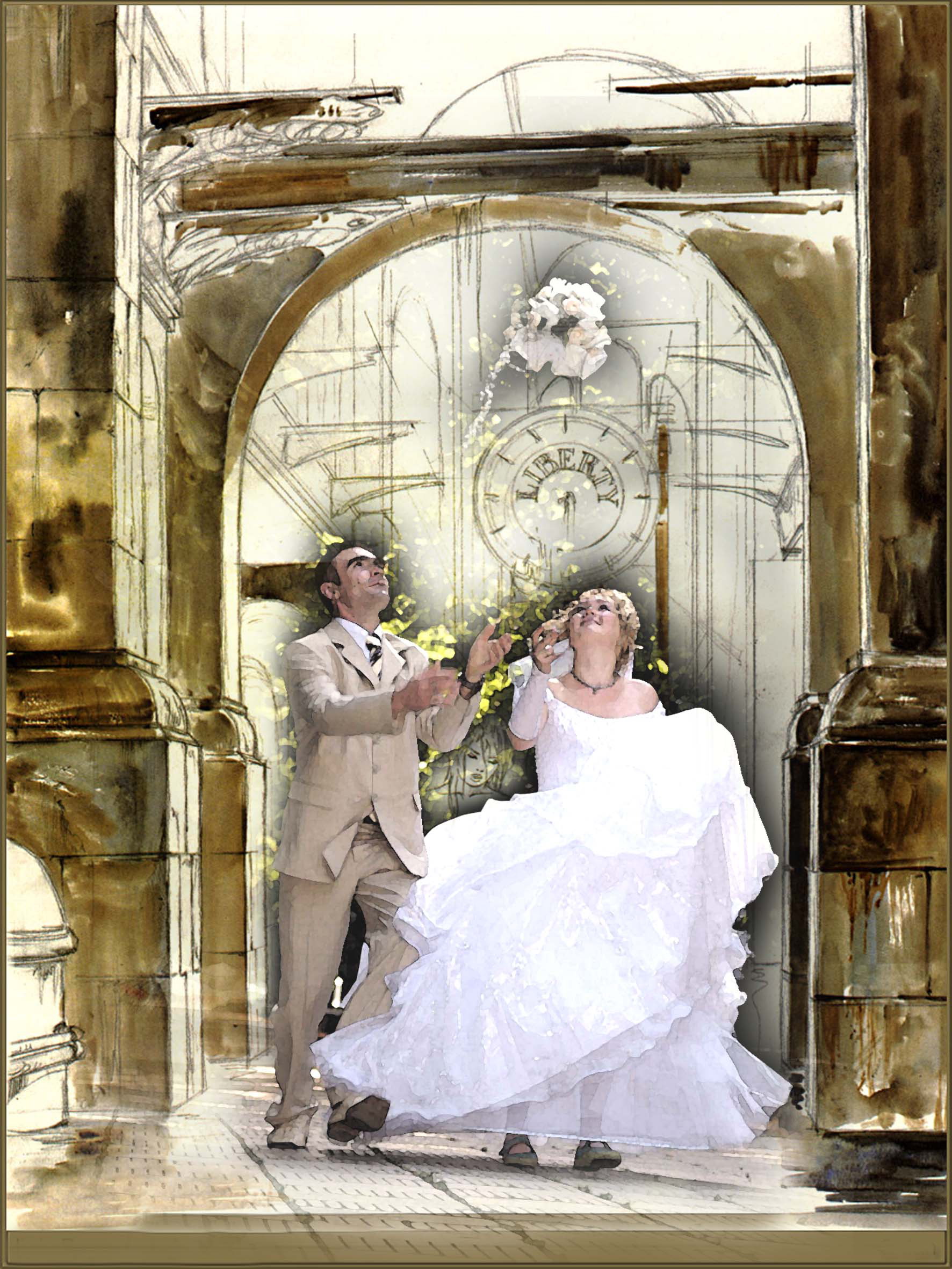 коллаж свадебный 16