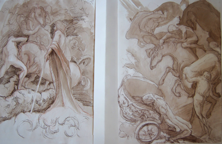 Иллюстрация к мифу "Фаэтон"