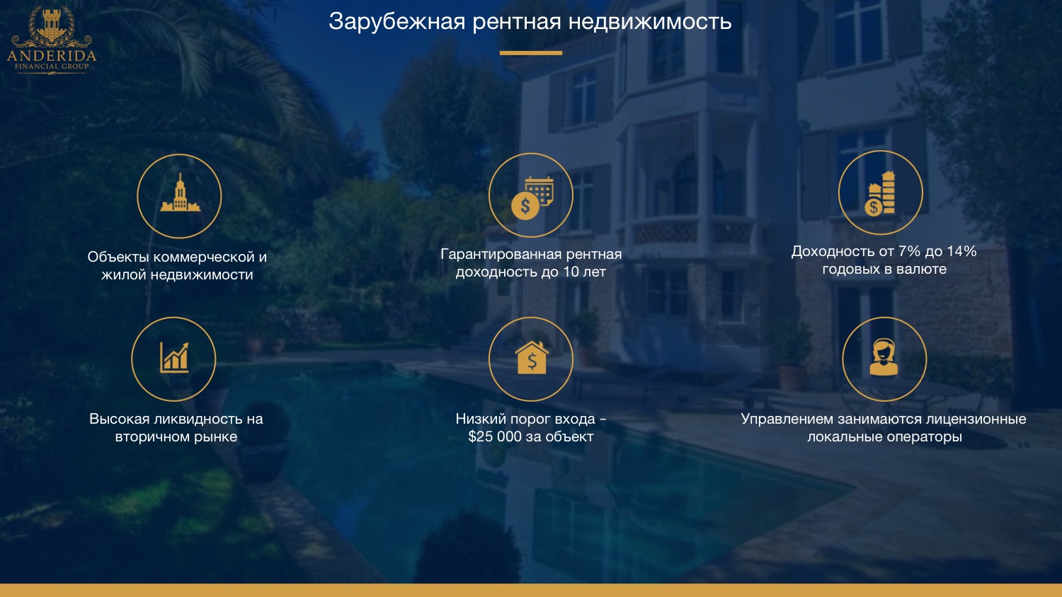  Презентация для компании "Anderida Group" 