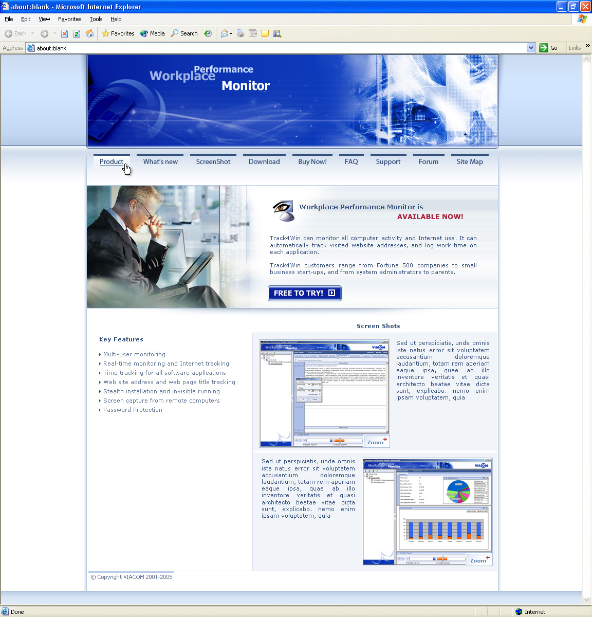 Workplace Perfomance Monitor