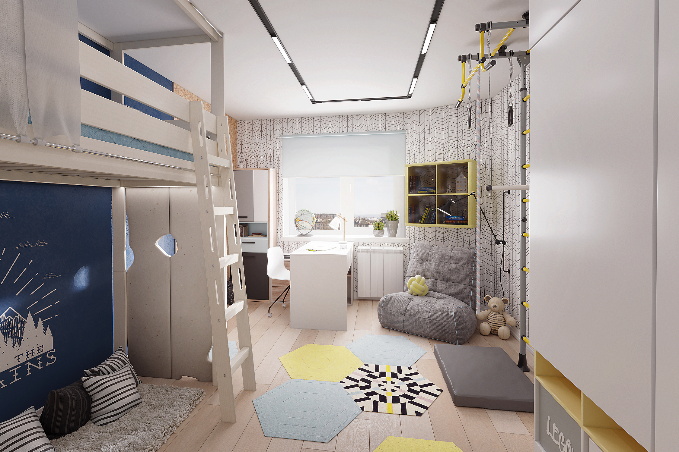 Sunny children's room