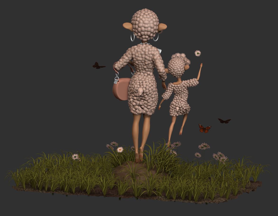 моделирование персонажей "Год овцы"_9