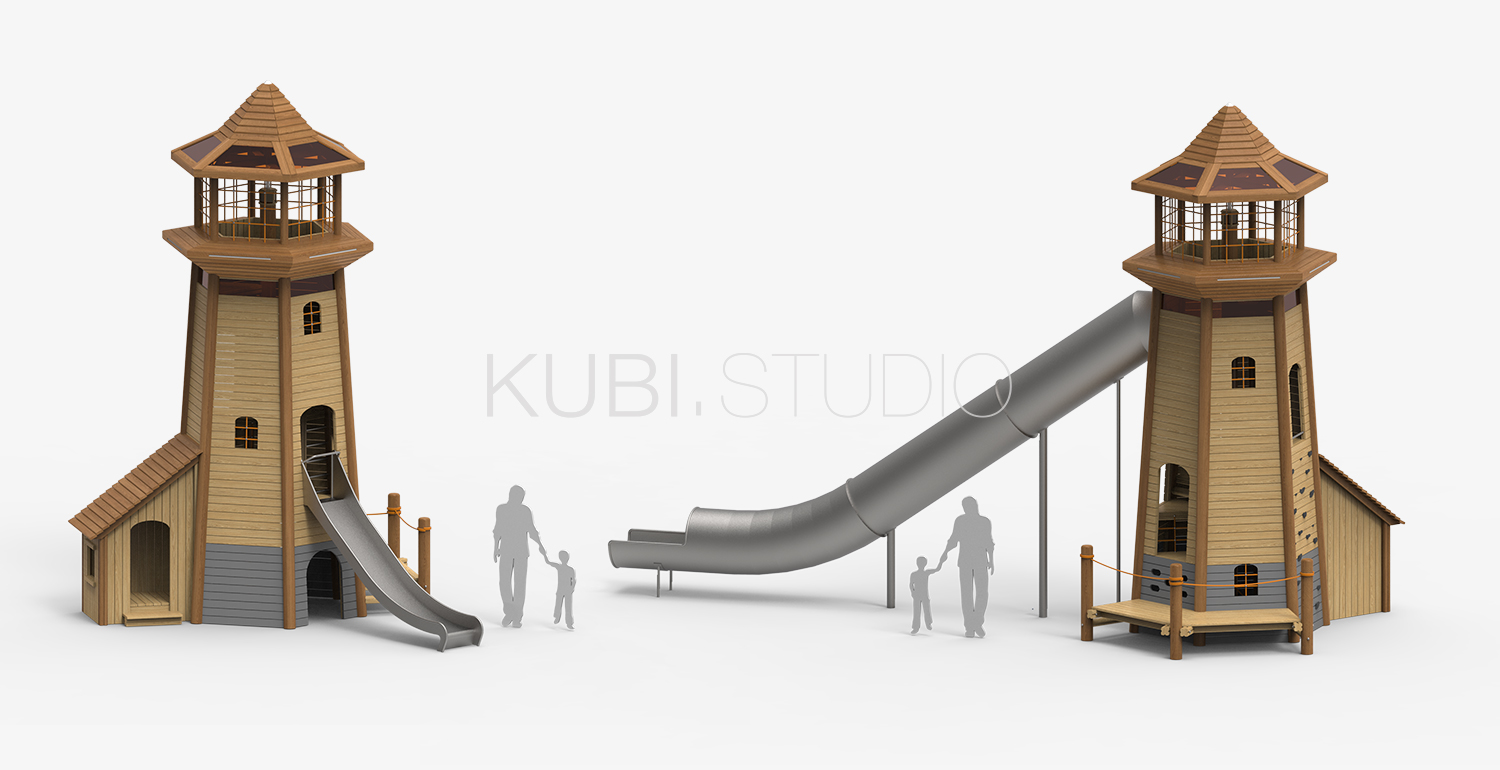 Разработка детской площадки Маяк