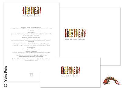 Бланки для меню. Компания Ренова.