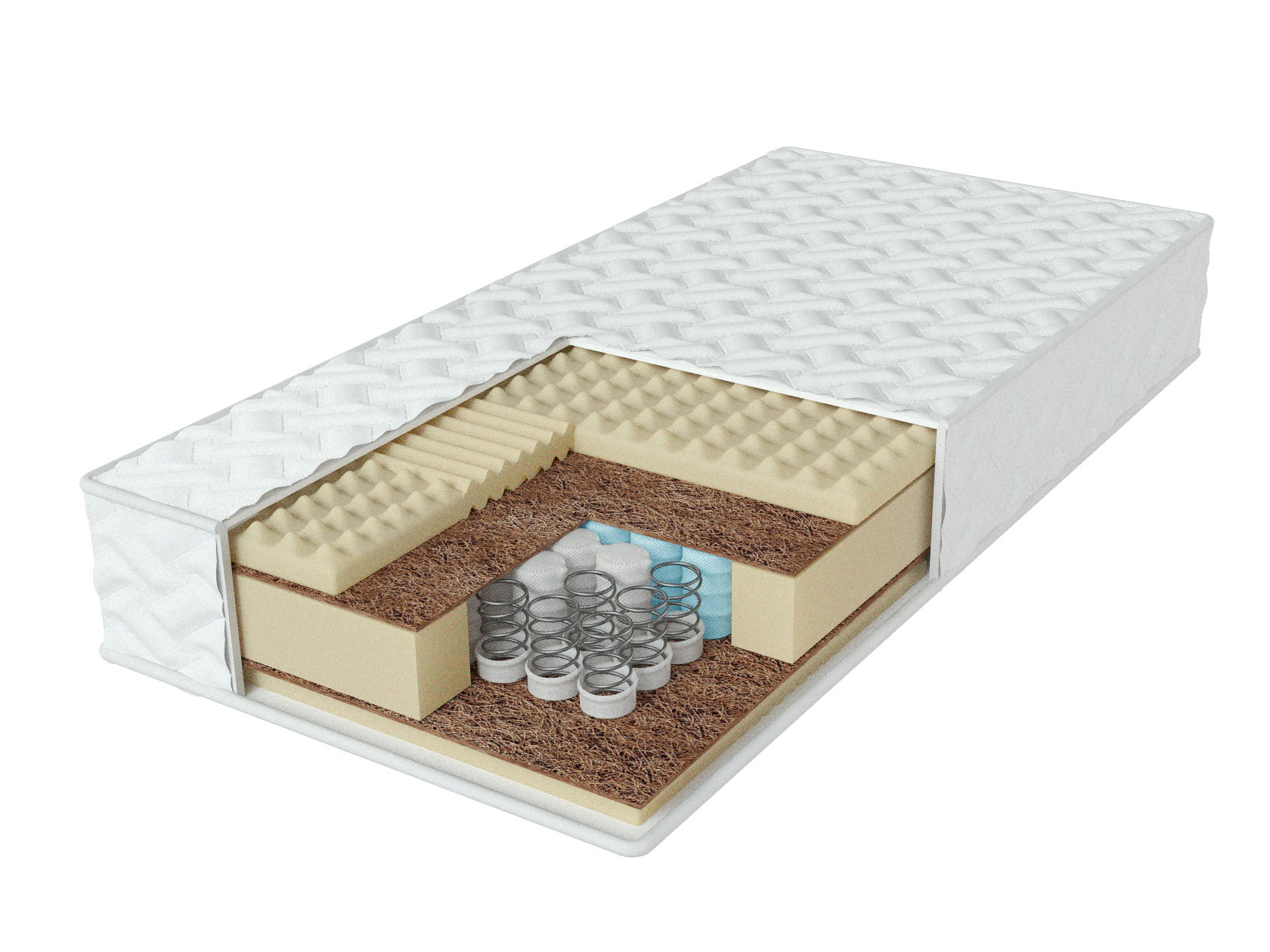 Матрас в разрезе