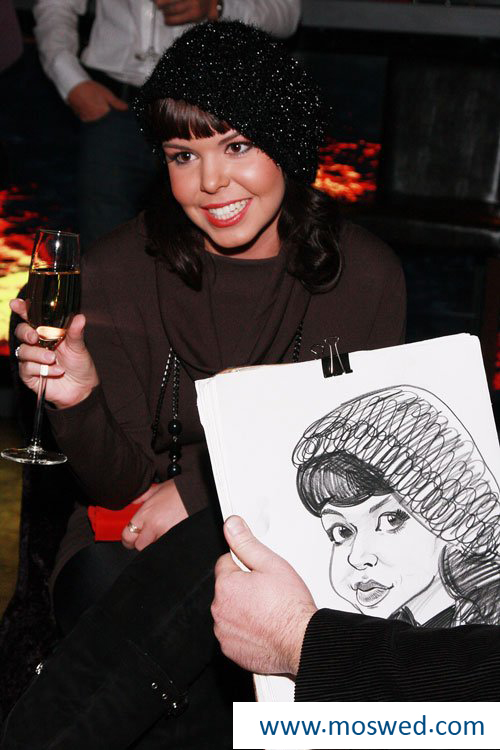 шаржист на мероприятие