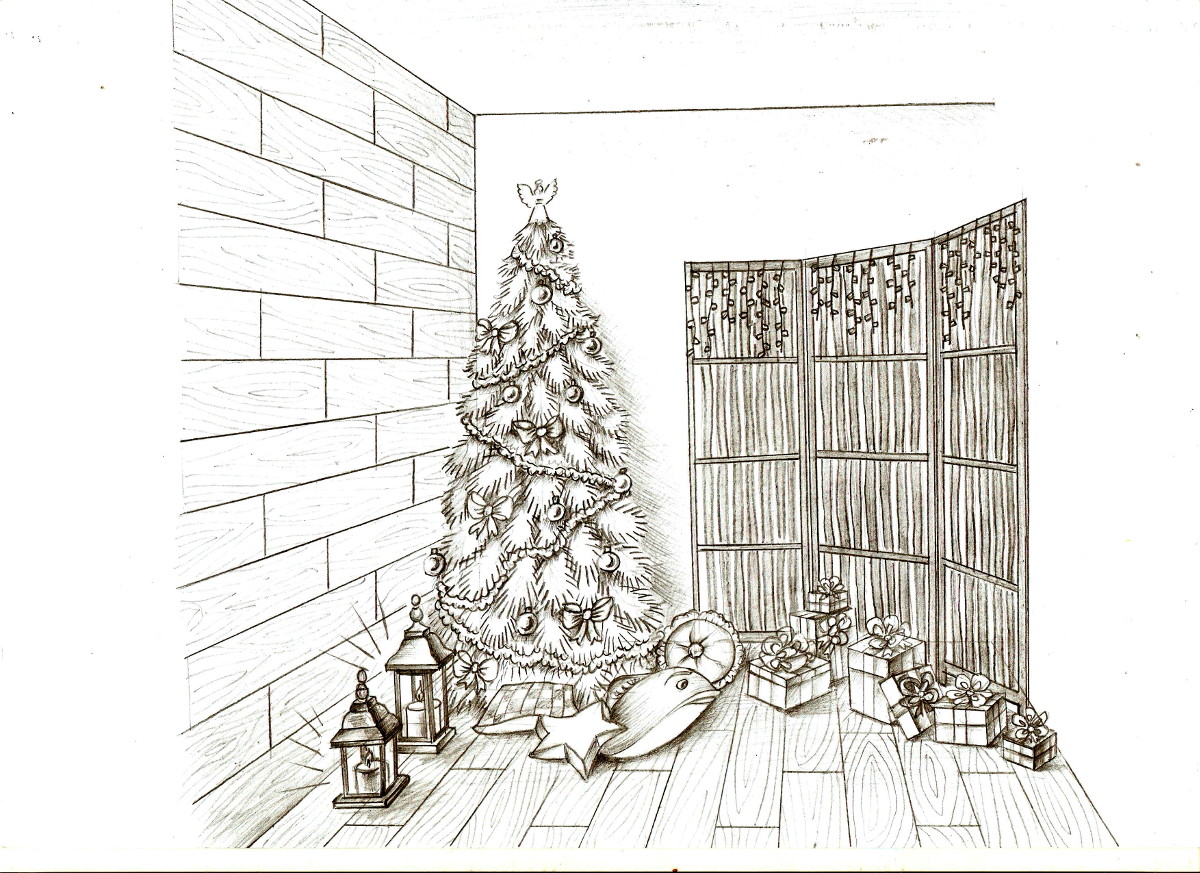 Фотозона с ширмой на Рождество Христово и новый год.