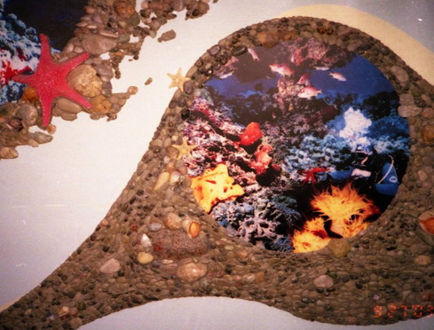 Аквапарк "Волна" интерьер вестибюля