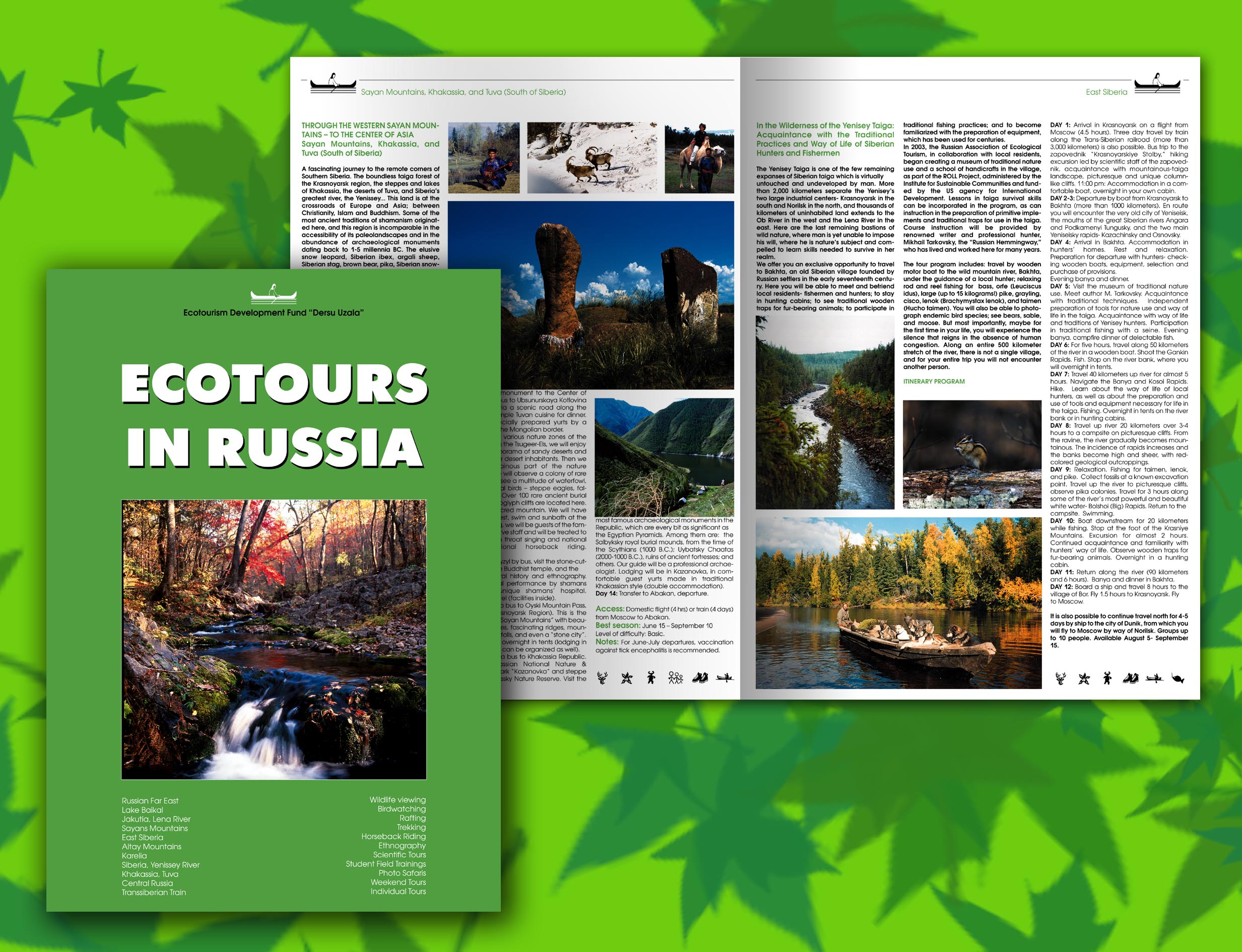 разработка рекламного буклета