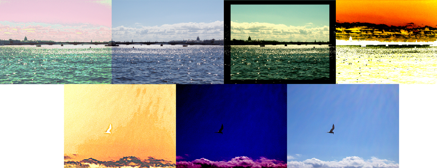 Обработка цифровых фотографий "Виды Петербурга"