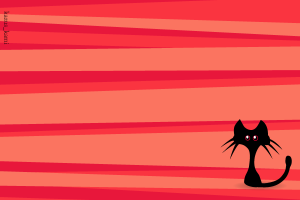 Черный котик