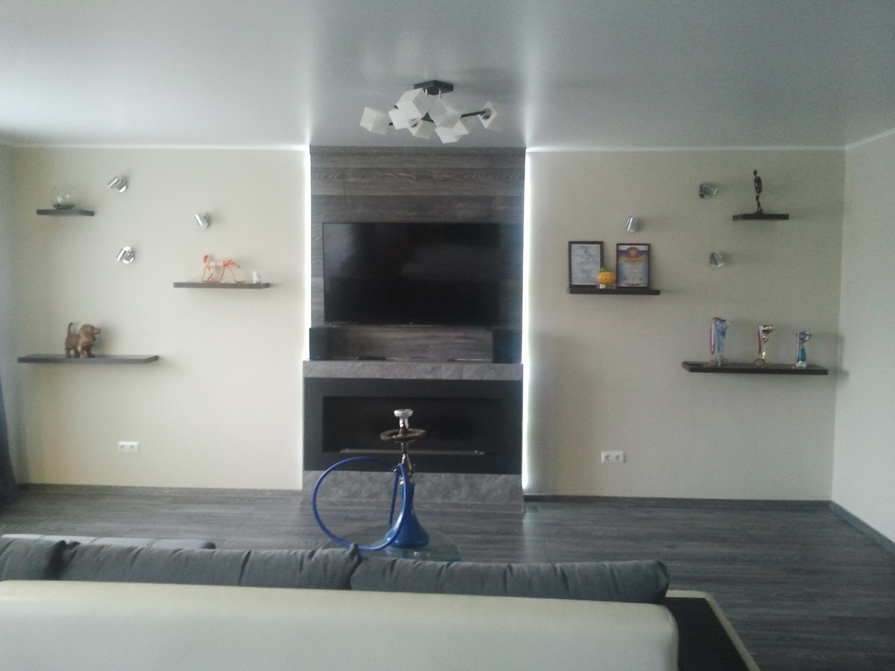 Кухня объединенная с гостиной