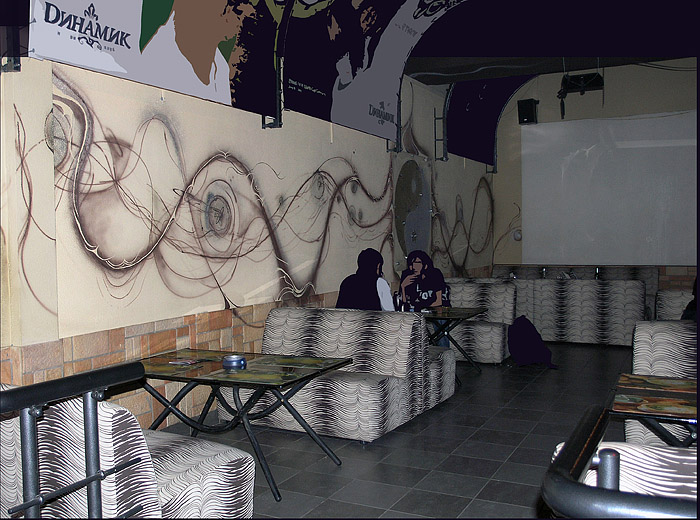 Аэрография в боулинг клубе / совместный проект