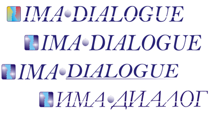 Варианты лого для "ИМА-Диалог"