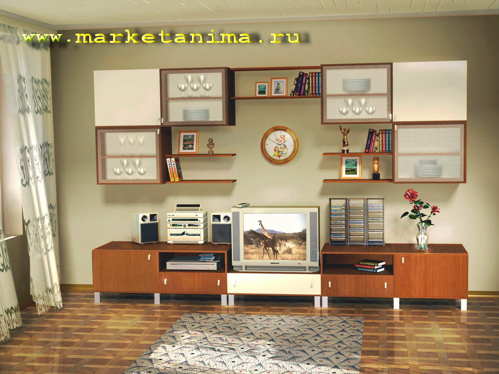 Пример  дизайна интерьера.