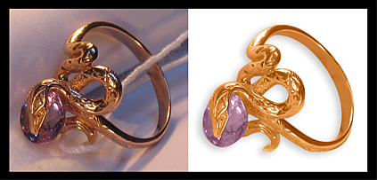 Обработка ювелирных изделий.