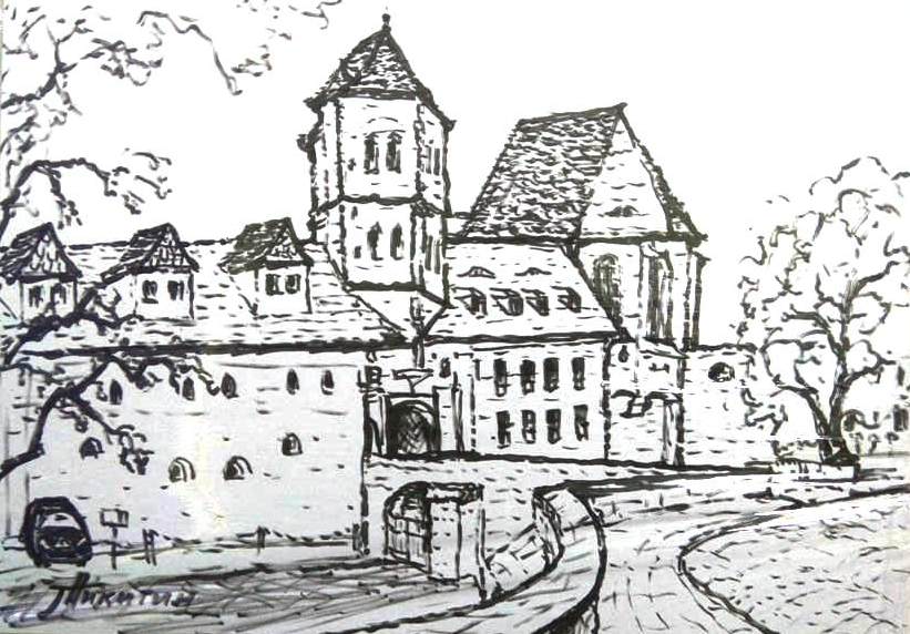 Германия. Галле. Замок Морецбург.