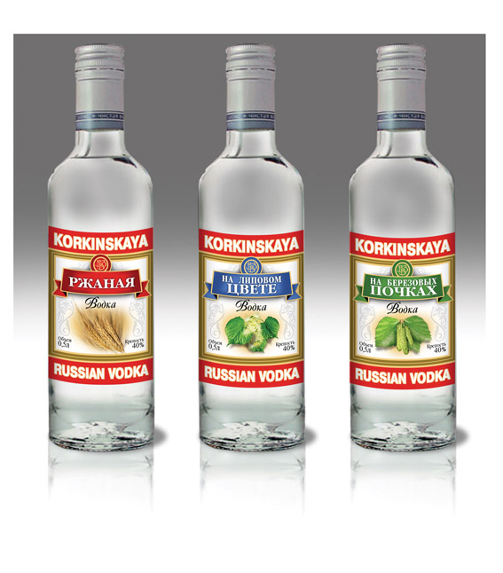 Линейка водок "Коркинская"