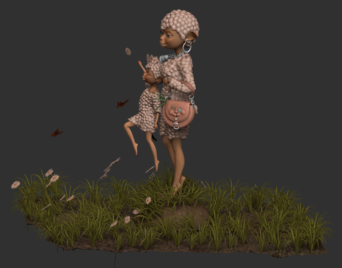 моделирование персонажей "Год овцы"_15