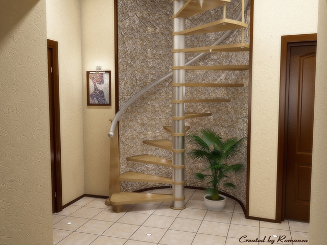 Лестница на 2 этаж квартиры