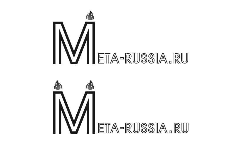 Логотип для "Meta-Russia.ru" (версия 2)