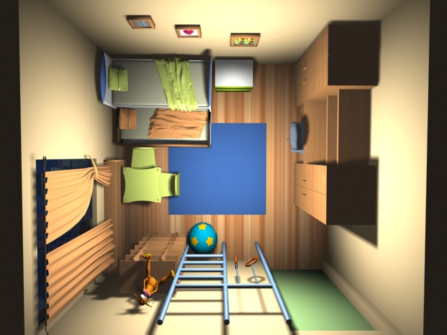 проект " Детская для Коли и Вали"