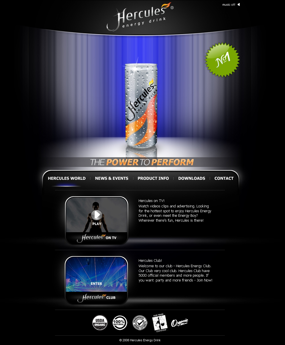 Hercules Energy Drink