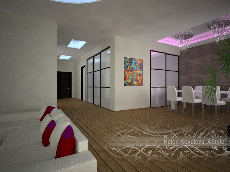 Вид на коридор