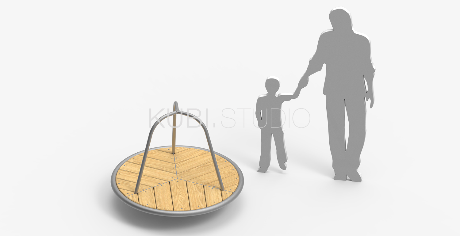 Классическая карусель для двора