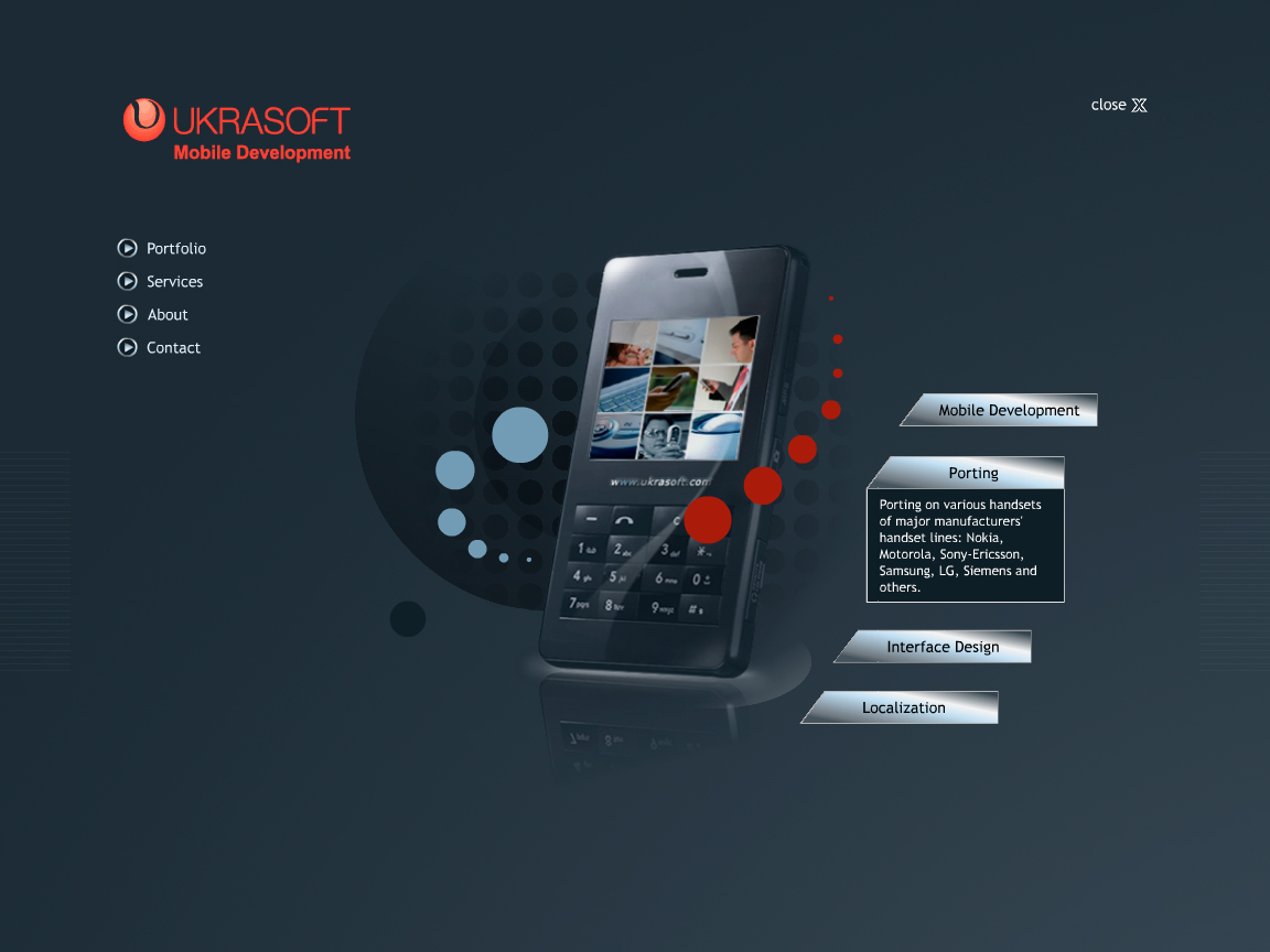 Интерфейс flash презентации (слайд1)