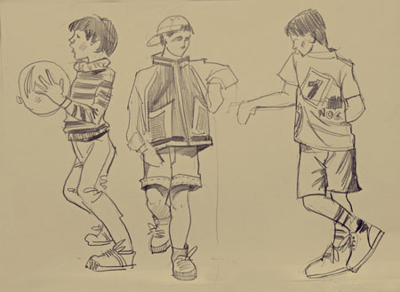 Рисунок.  Бумага, карандаш.