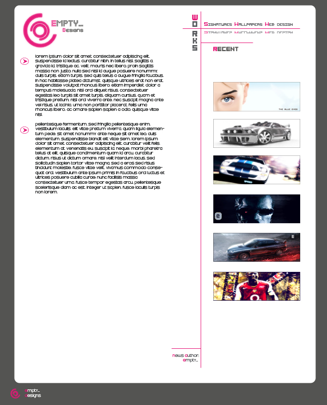 empty_ designs [portfolio]