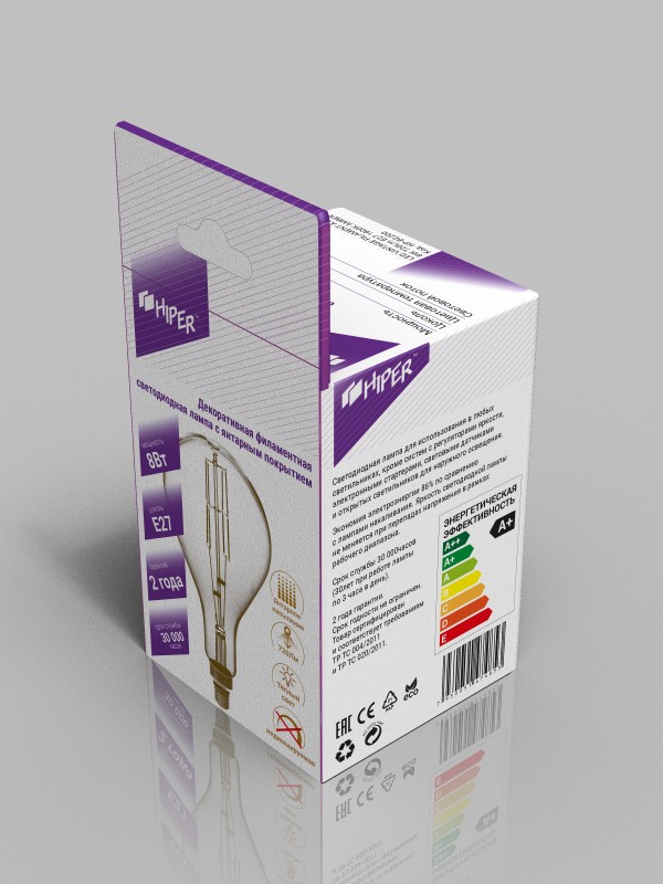 коробочка для лампочки, эскиз 