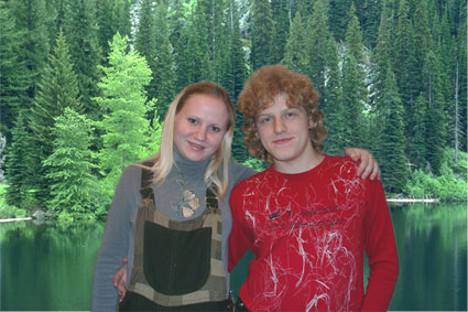 замена фона фотографии