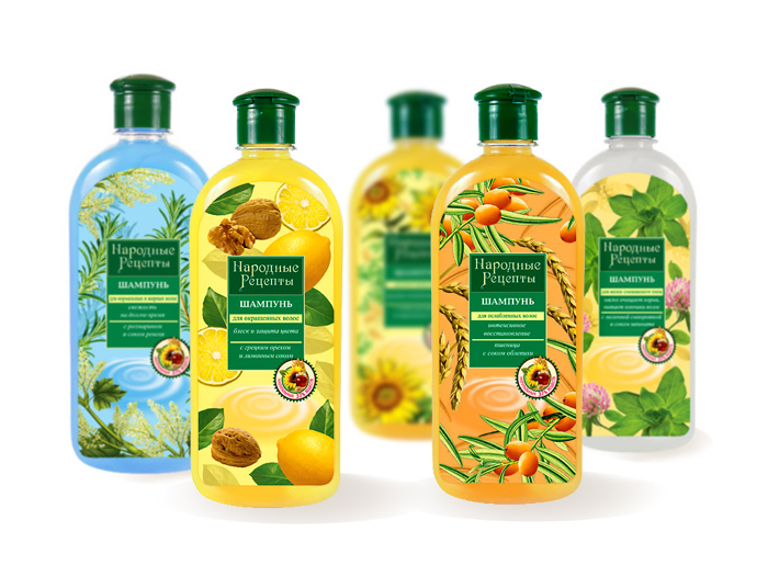 Шампуни серии "Народные рецепты"