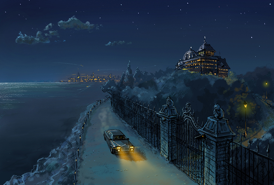 Иллюстрация по повести В. Крапивина "Застава на якорном поле&quot