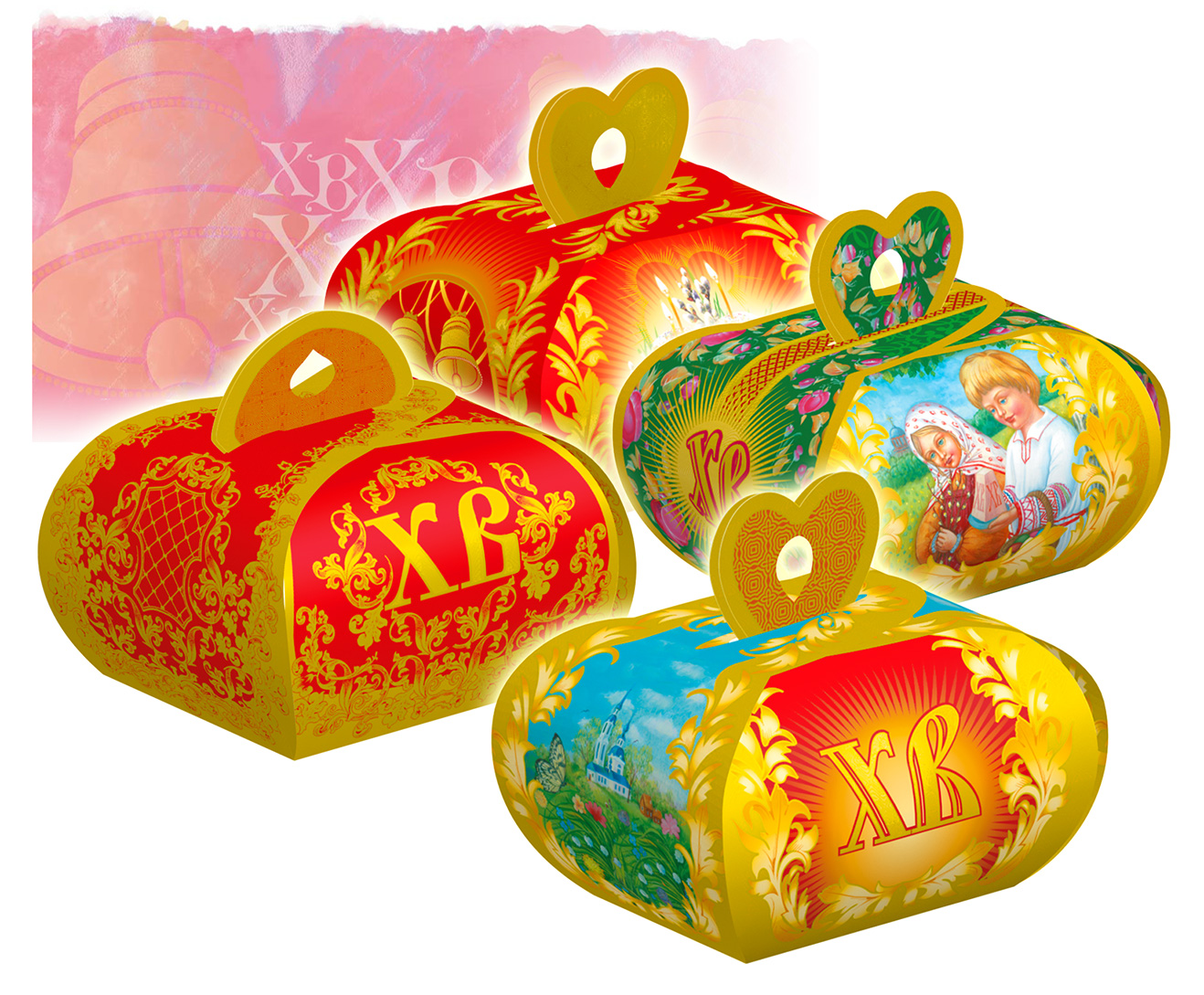 Упаковка пасхальных яиц