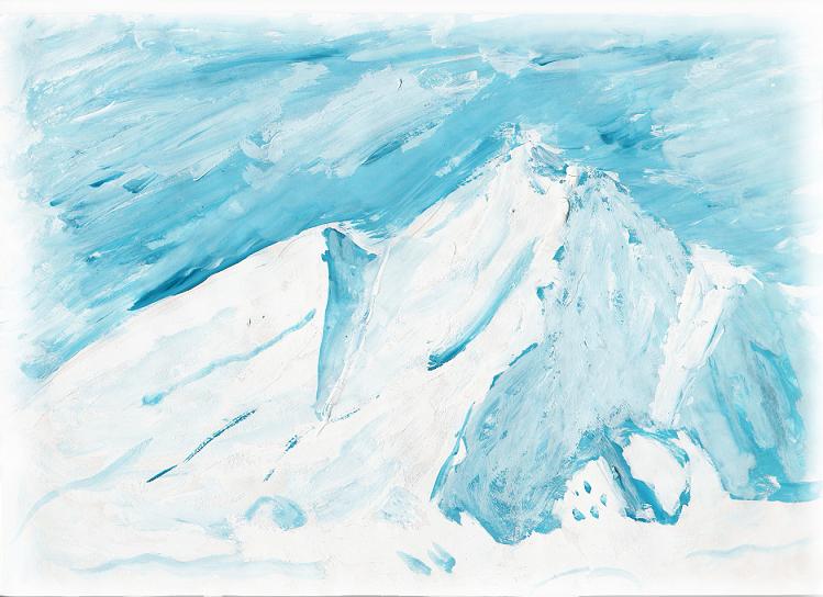 Пейзаж в два цвета