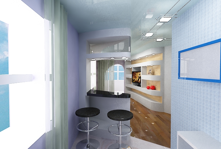 дизайн-проект квартиры для холостяка в Киеве