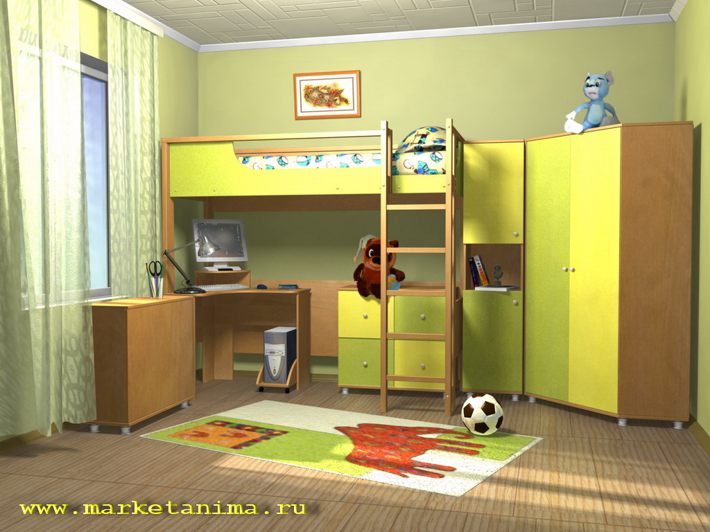 Пример  дизайна интерьера.