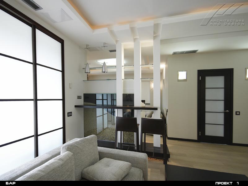 Проект интерьера квартиры 1 Пентхауз