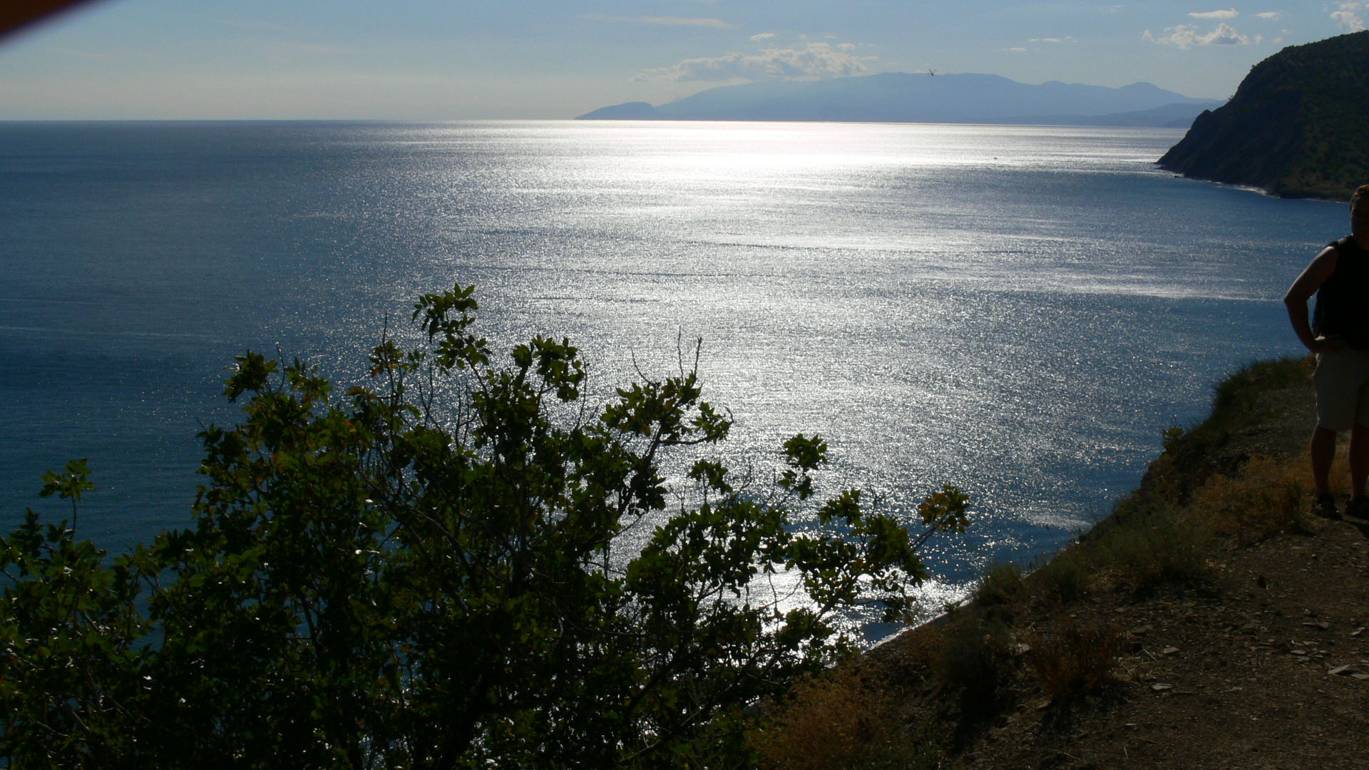 Крым, вид на море с горы Орёл