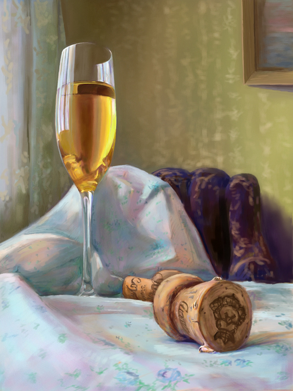 Натюрморт с пробкой