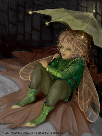 Рисунок Осенний эльф