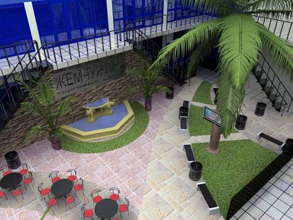 внутреннее благоустрорйство развлекательного центра Жемчужина